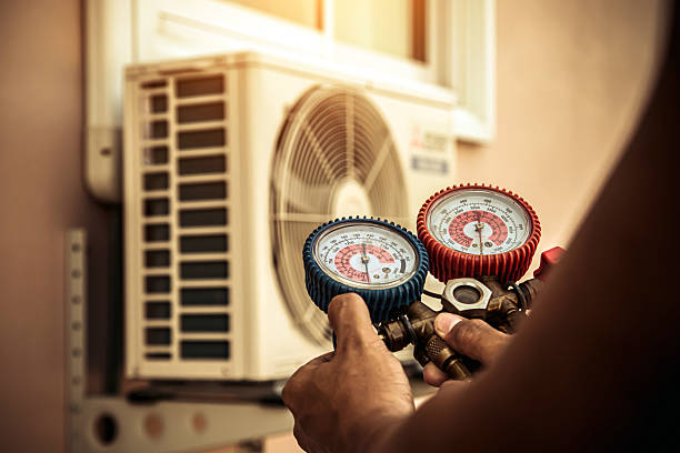 Professional Ac Installation technician working in Falmouth, IN